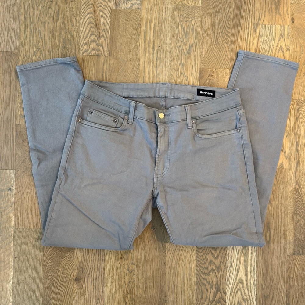 Bonobos Men’s Jeans in Light Gray - Picture 2 of 7